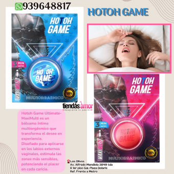 HOTOH GAME MAXI CREMA ANAL NATURAL DESENSIBILIZAN
